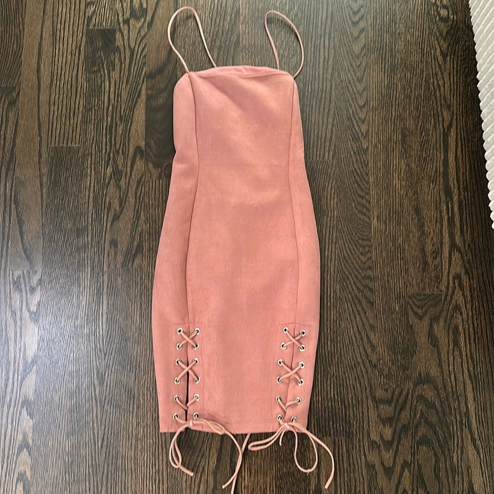 pink mini dress